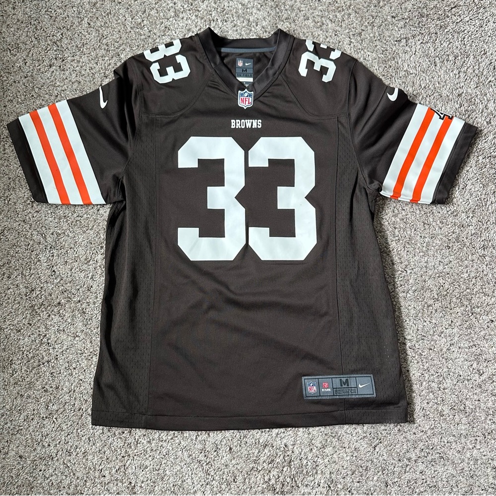 Nike Cleveland Browns Jersey Men’s Size Medium M Trent‎ Richardson Clean Crisp